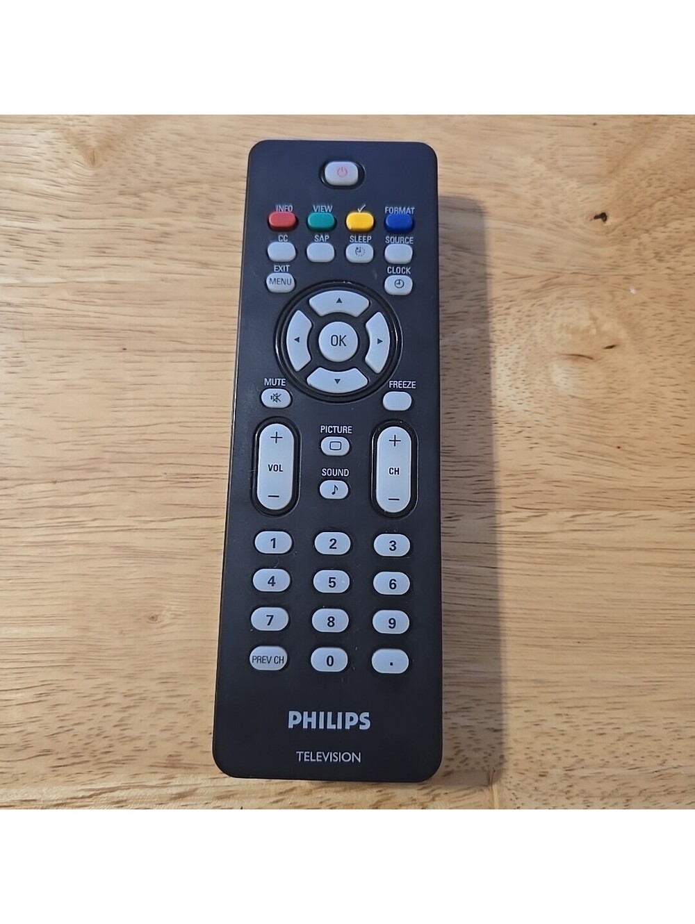 Philips Remote Control RC2023609/01B Replacement Television Black Tested